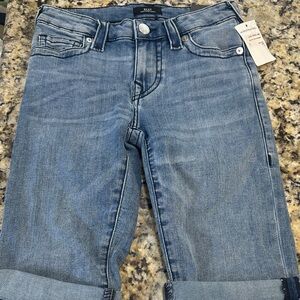 True Religion Blue Jean Shorts